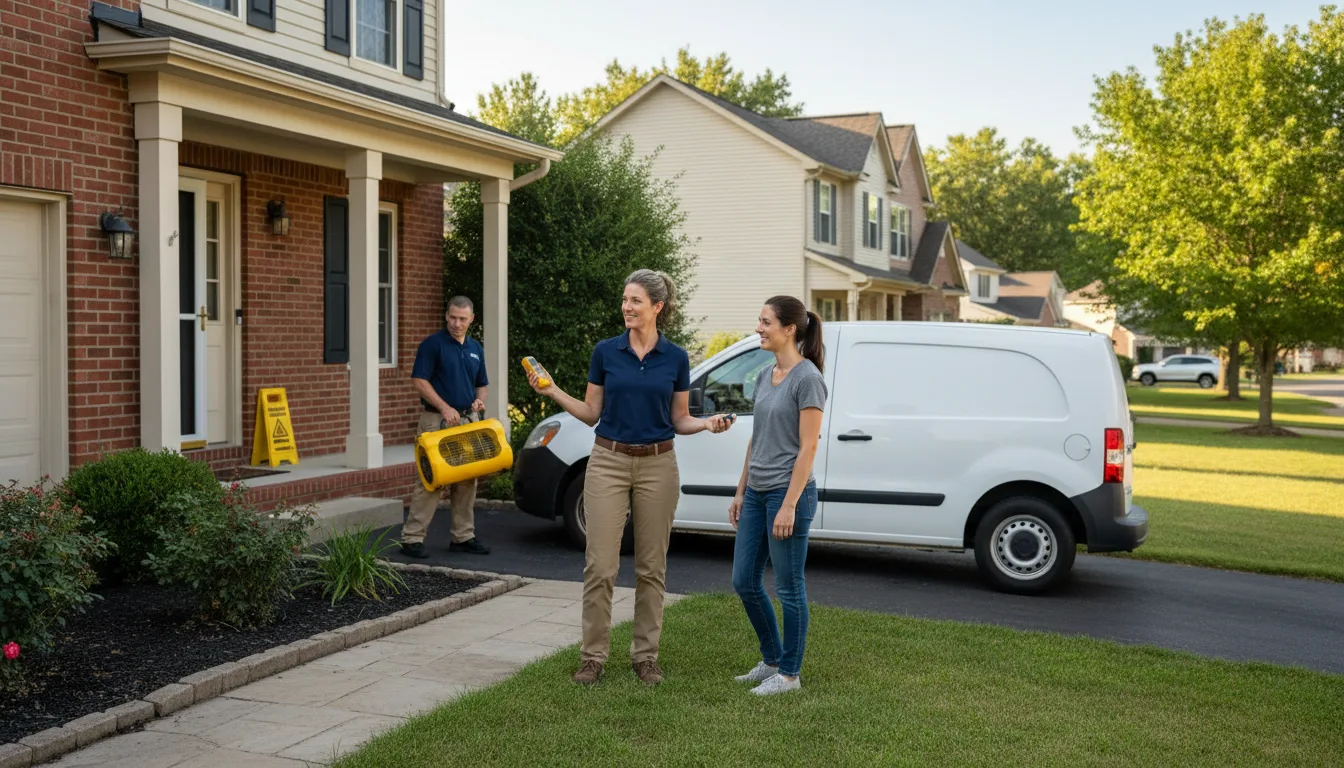 Residential water damage restoration in Cohagen, MT